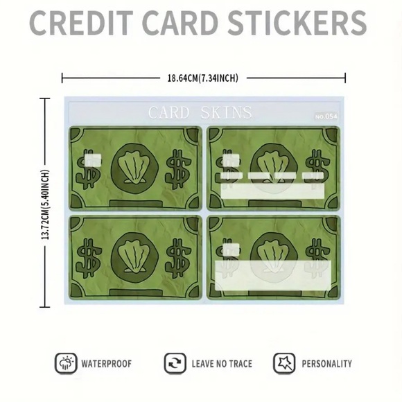 SpongeBob SquarePants funny novelty Nickelodeon credit card cover stickers cute - Picture 5 of 5